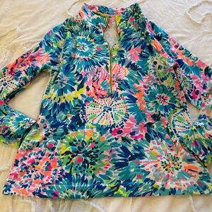 Lilly Pulitzer 3/4 Multicolor Women's Top